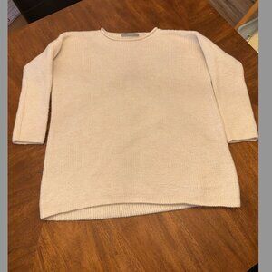 Homefrock Aplaca Sweater Bone White Size Small (Oversized)